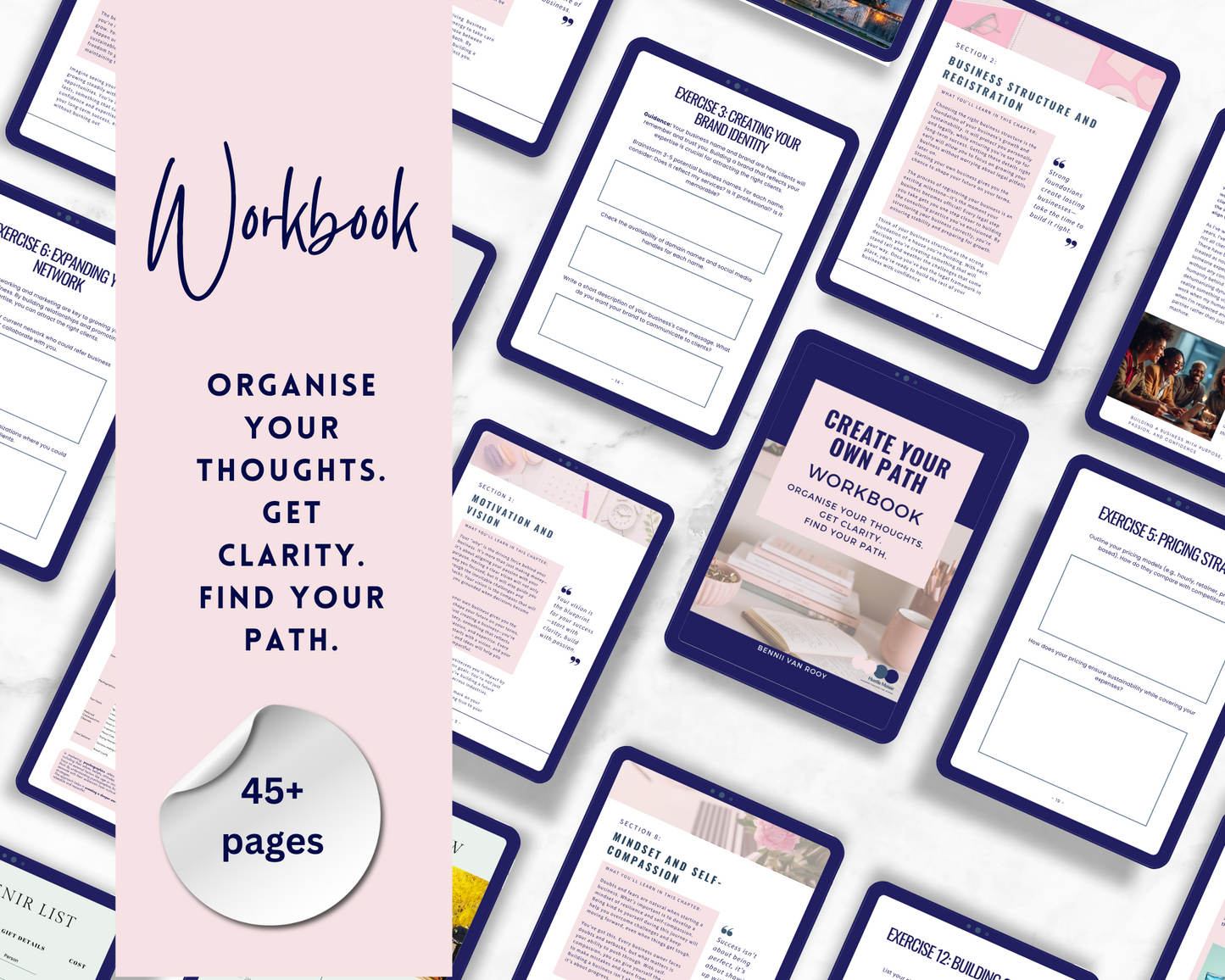 Create Your Own Path Workbook: Organize Your Thoughts, Get Clarity, Find Your Path